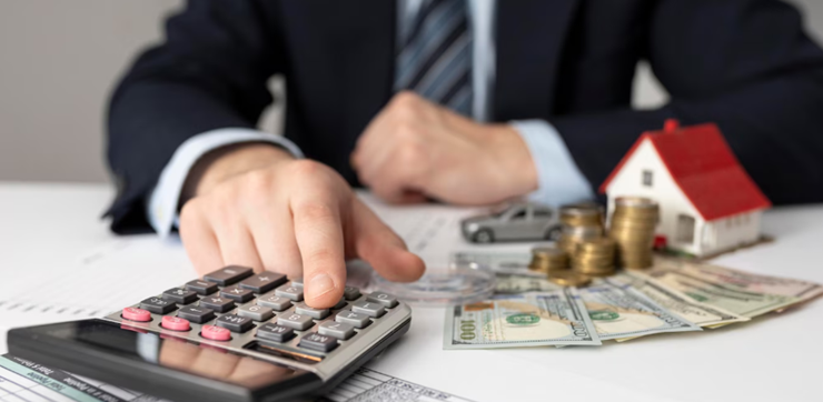 돈을계산하는 남자