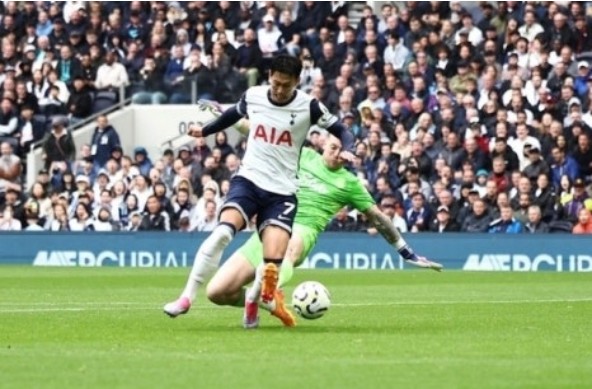 24&amp;#44; 25 시즌 손흥민 1&amp;#44; 2호 멀티골(에버튼전)