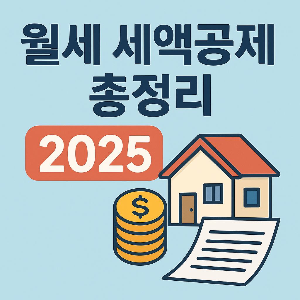 월세 세액공제 총정리 2025