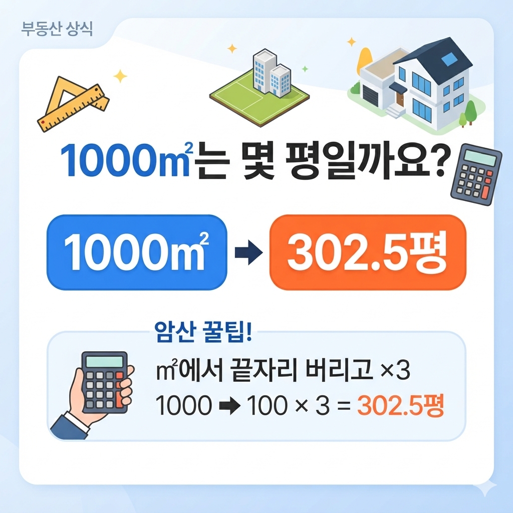 1000m2-몇평