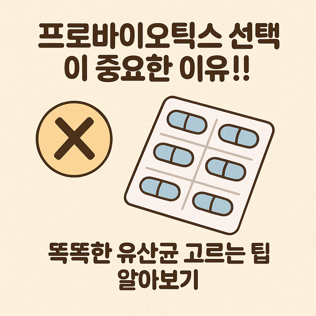 직접 먹어본 프로바이오틱스 종류들