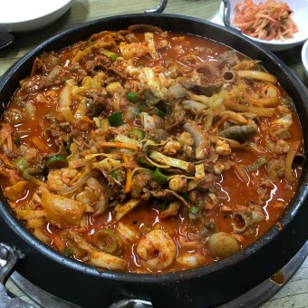 산낙불곱새 전골