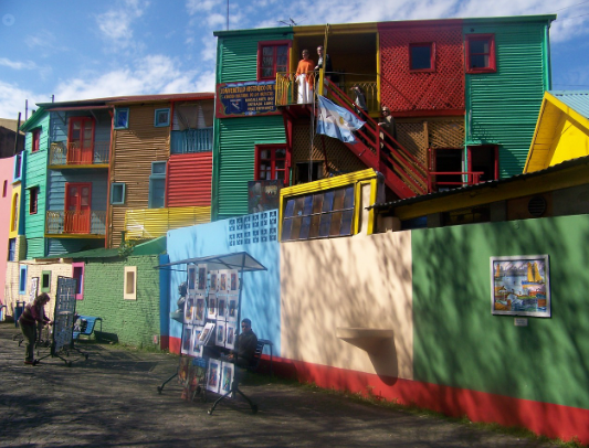 아르헨티나 부에노스 아이레스 골목 사진