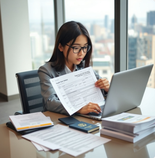유학생 졸업 후 구직활동 관련 사진