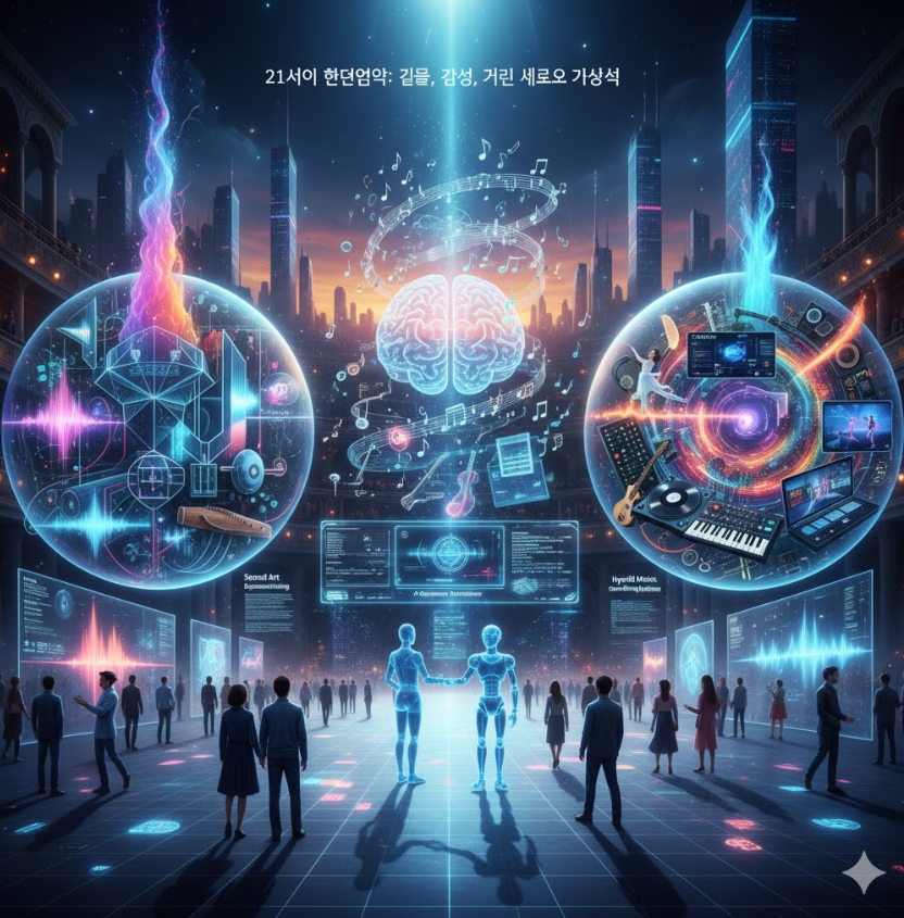 현대음악의 트렌드 관련 그림