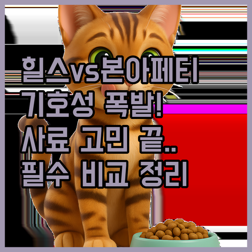 고양이 사료 추천 힐스 사이언스 다이..