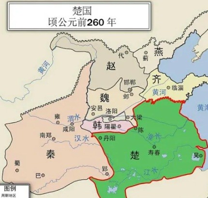 춘추전국시대 지도