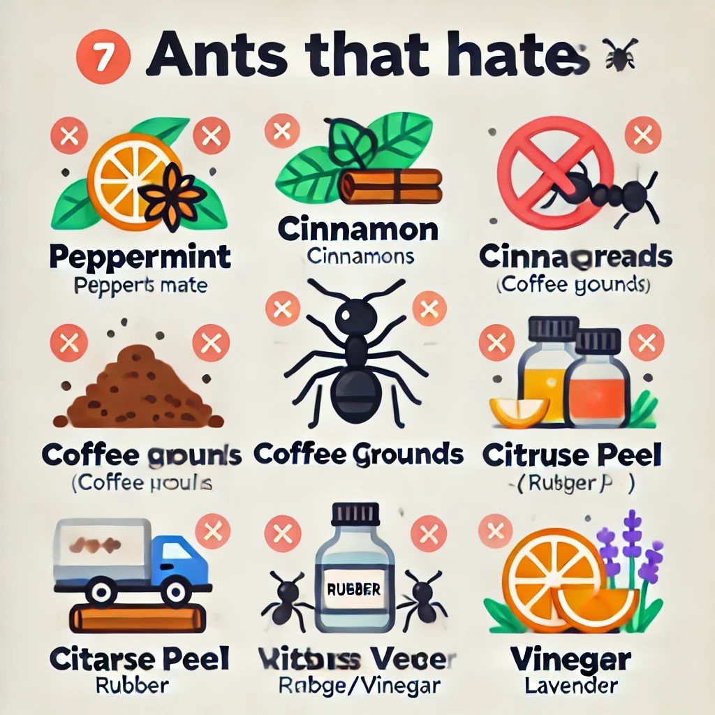 개미가 싫어하는 향기 7가지! 퇴치에 활용하세요