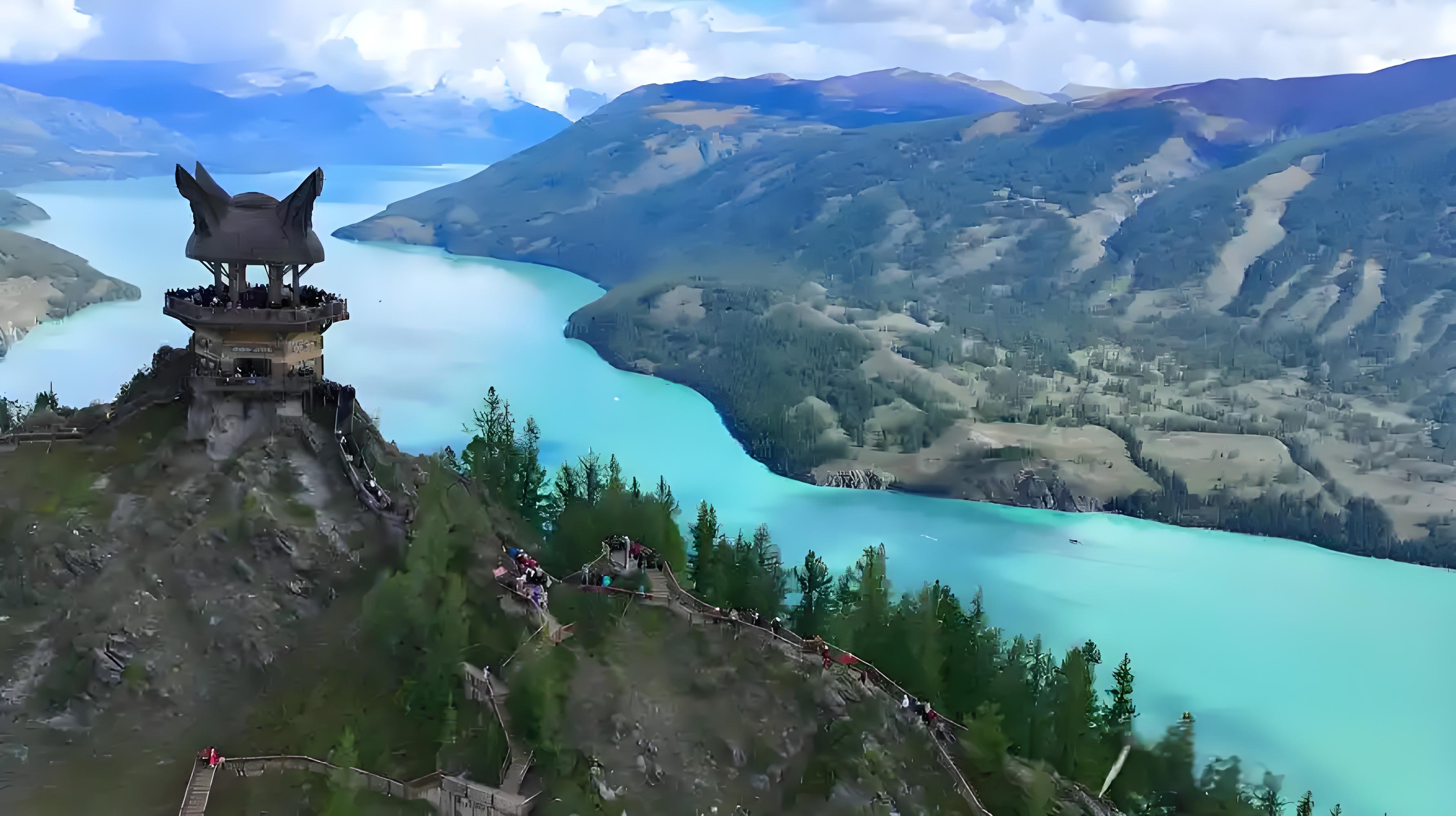 중국 ‘카나쓰(喀纳斯) 호수’ 사진