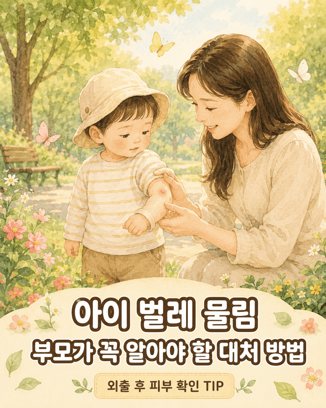 아이 벌레 물림, 부모가 꼭 알아야 할 대처 방법