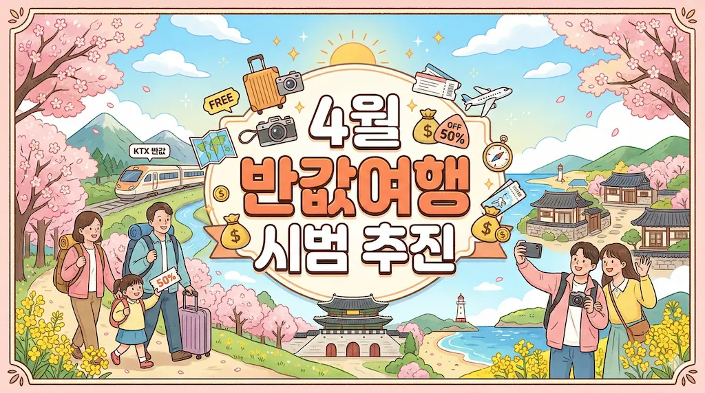 4월 반값여행 시범 추진이란?