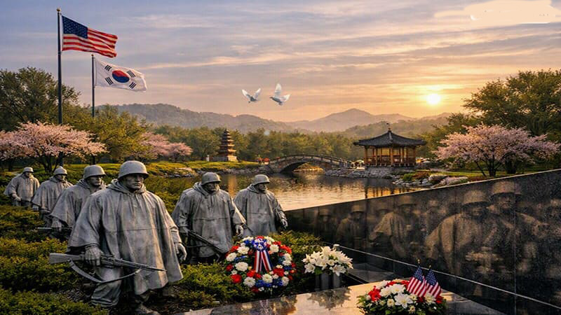 Korean-War-memorial-peaceful-landscape-symbolizing-remembrance-and-peace.jpg
추천 이미지: 평화로운 하늘, 태극기 또는 전쟁 희생자 추모 공간
