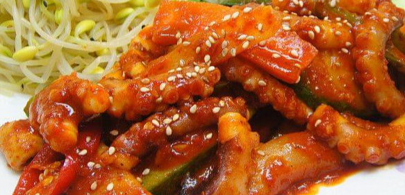 낙지볶음 음식 사진