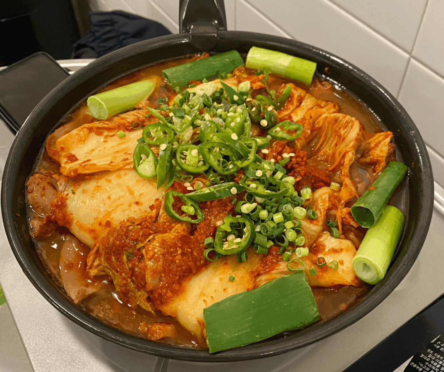 박진주 할머니 김치곱창전골