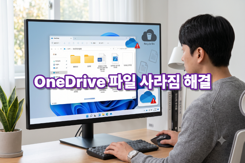 OneDrive 동기화 폴더에서 파일이 사라졌을 때 확인하고 복구하는 방법