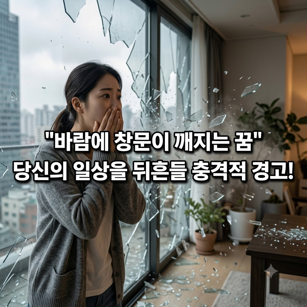 바람에 창문이 깨지는 꿈