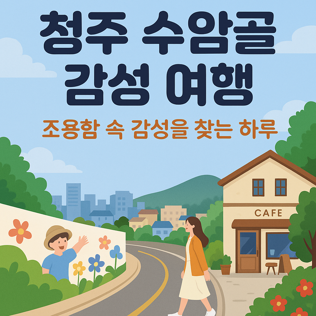 청주 수암골 감성 여행 BEST 5 ｜ 하루면 충분한 힐링 루트 🌿