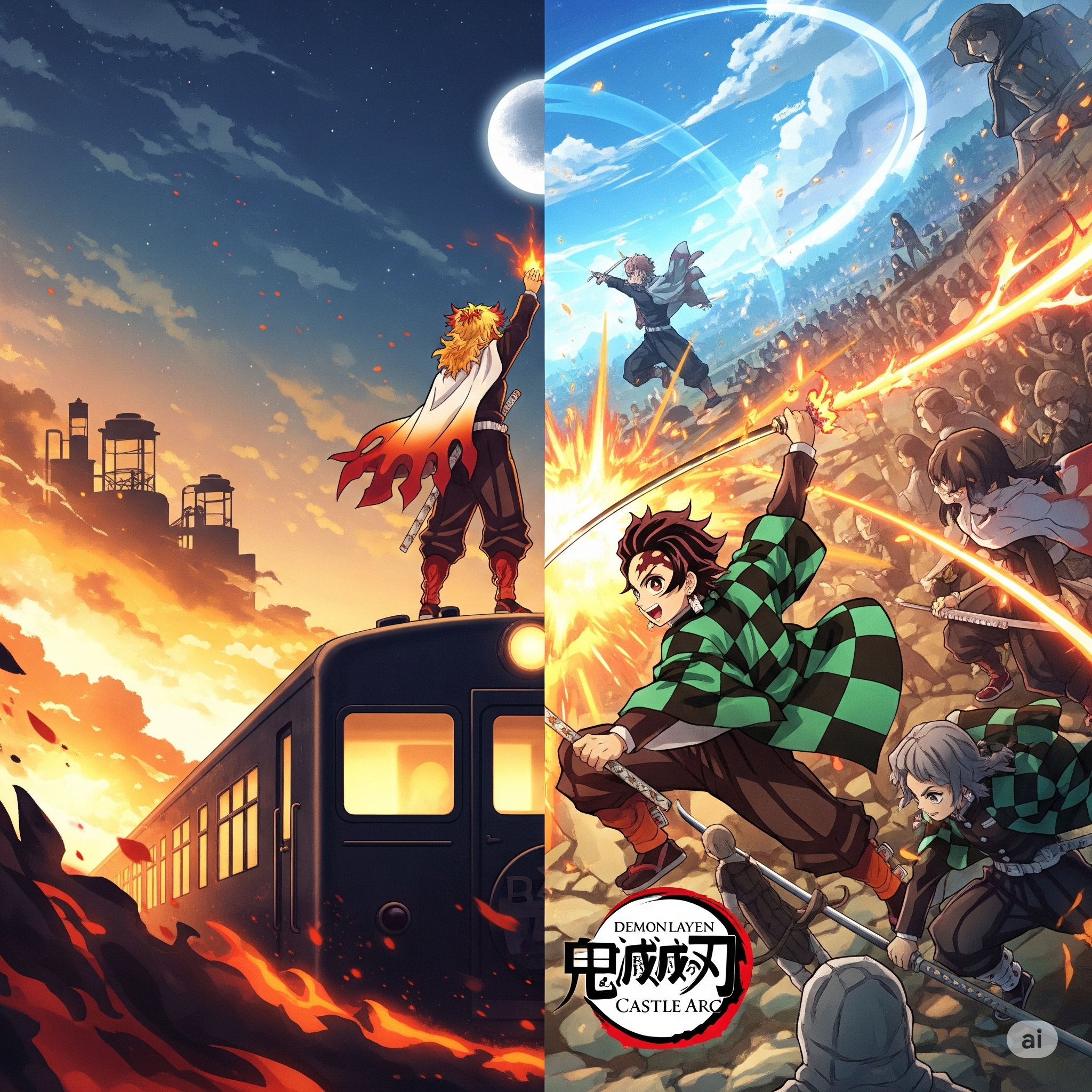 귀멸의칼날 무한성편 무한 열차편 차이