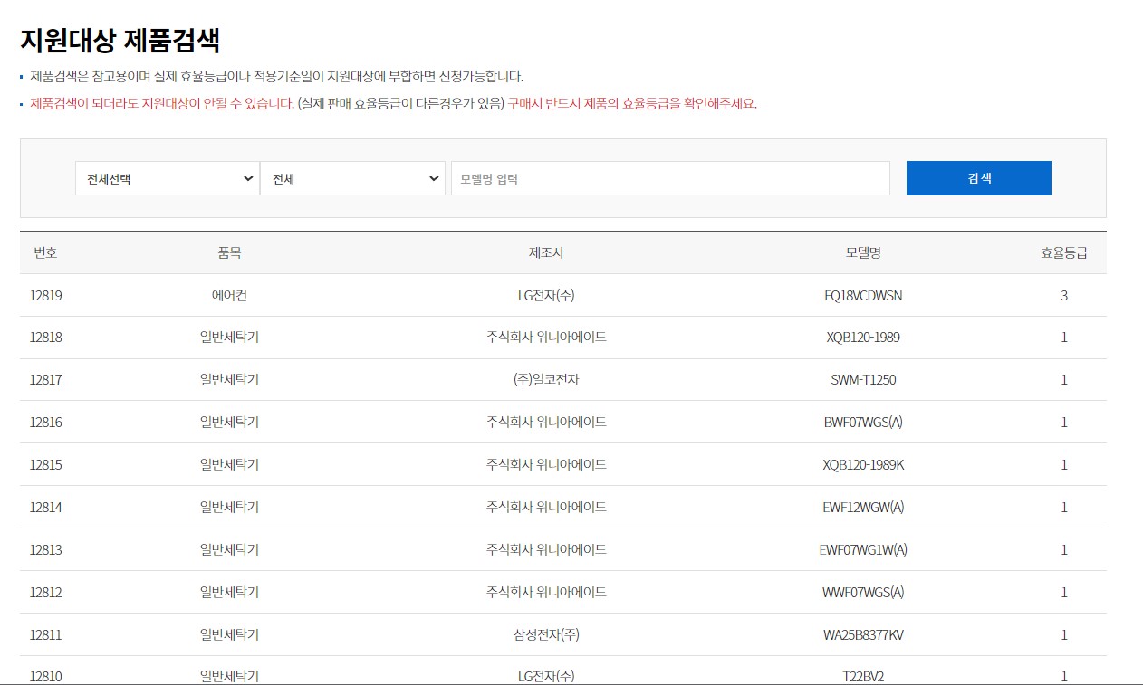 가전구매지원사업 신청방법