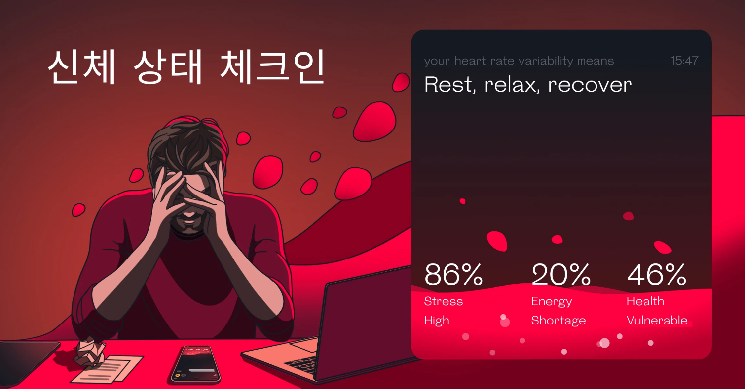 웰토리, 스트레스 테스트 & 심박수 측정기