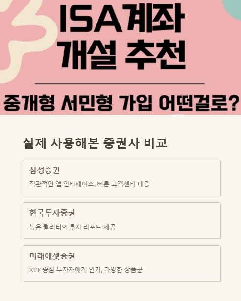 실제 사용해본 증권사 비교