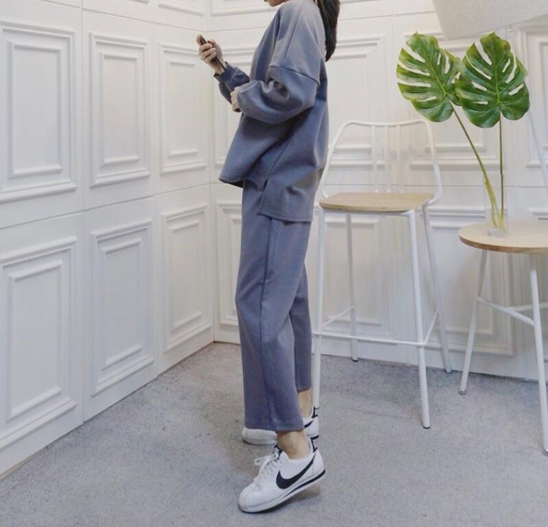 맘등원룩 여성 와이드 트레이닝 상하세트 (기모버전추가)