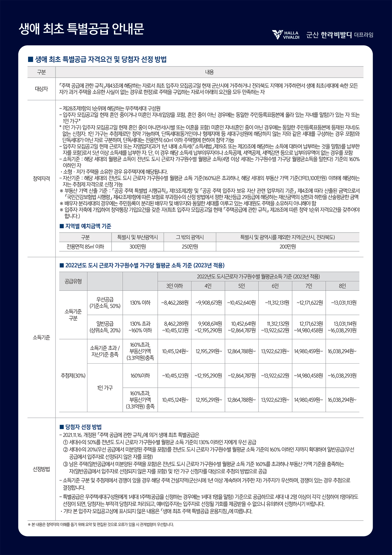 군산 지곡동 한라비발디 더프라임 아파트 분양정보 안내
