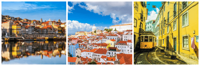 포르투갈 리스본, 포르투 전경 사진