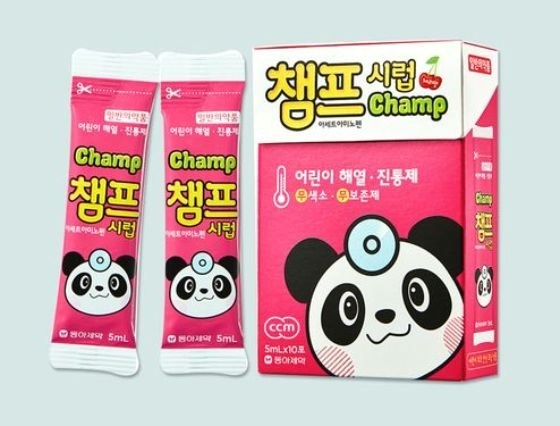 동아제약 &#39;챔프시럽&#39;. 사진 약학정보원