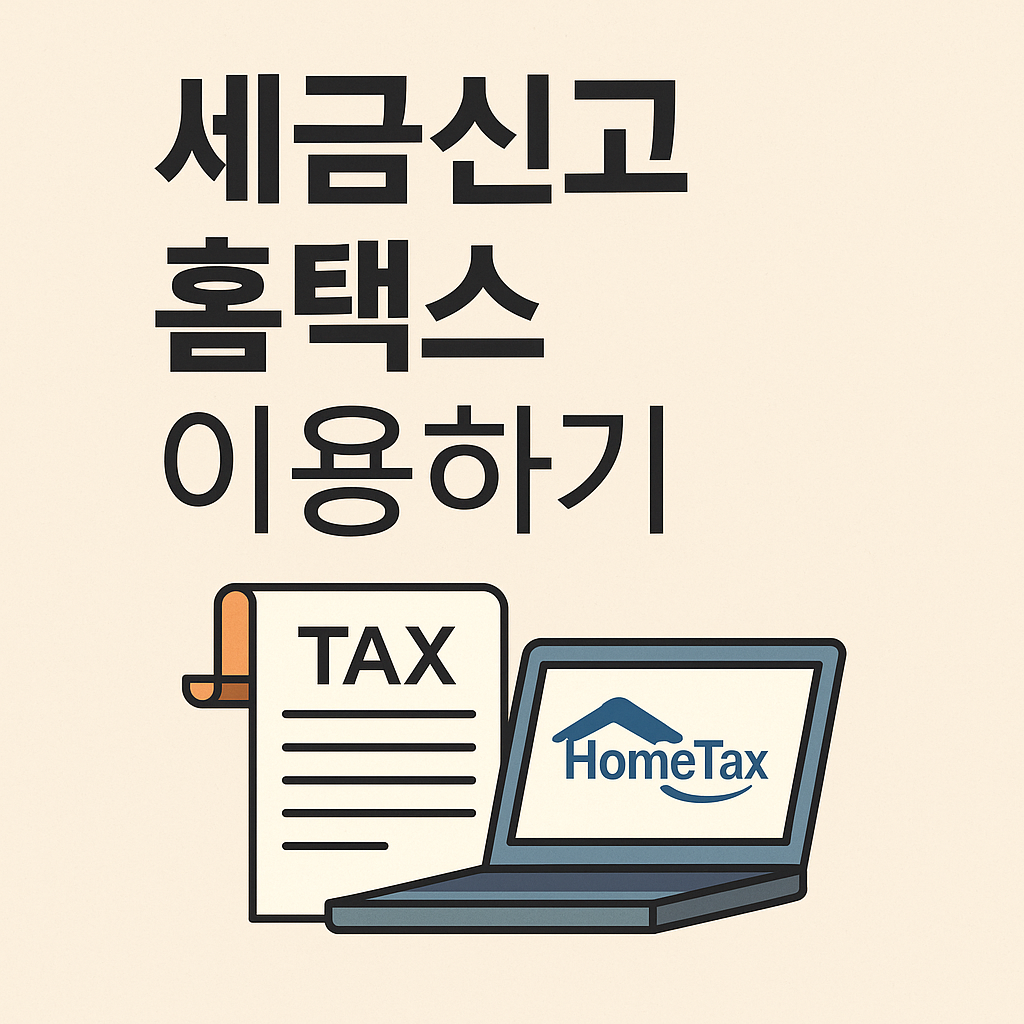 초보 사장님 세금 신고, 홈택스 이용해 쉽게 끝내는 방법