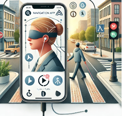 시각장애인을 위한 무료 내비게이션 앱 추천 관련 이미지