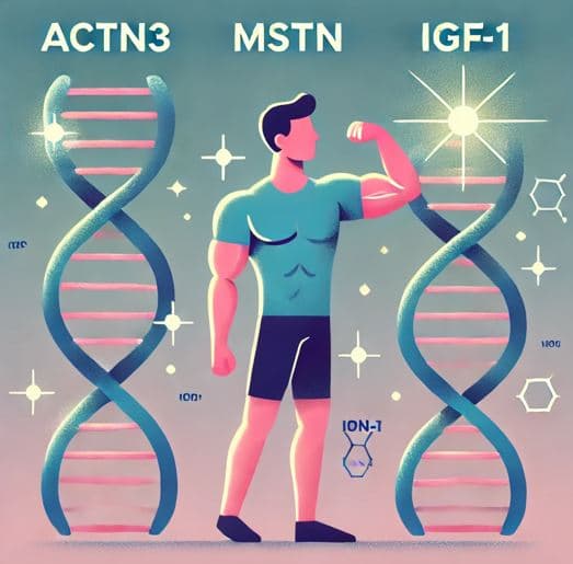 유전자에 따른 근육 성장 속도