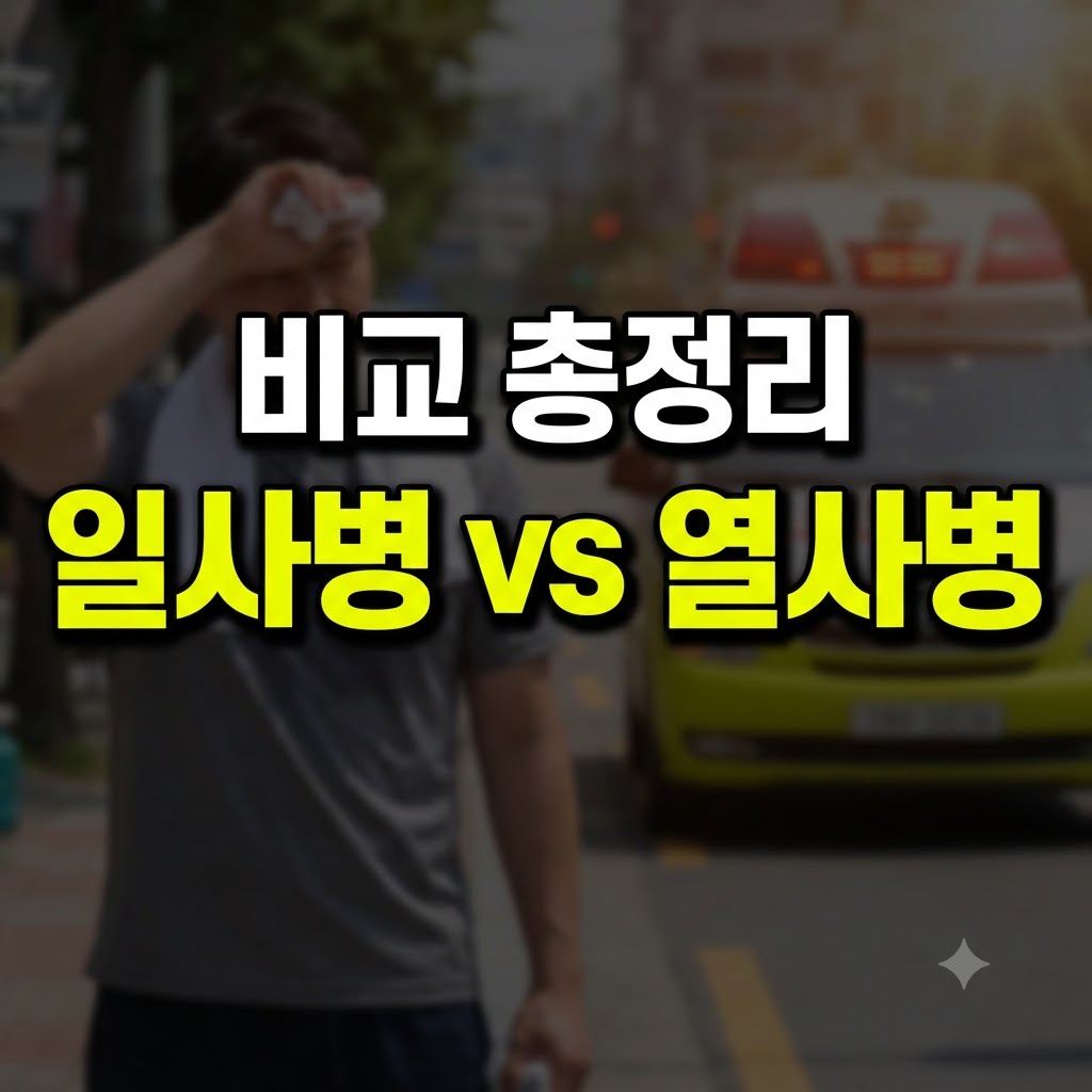 열사병과 일사병의 차이