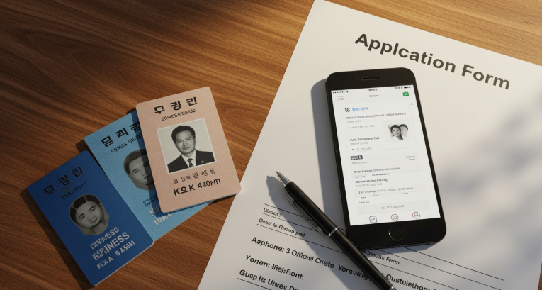 운전면허증 갱신 절차 설명 이미지