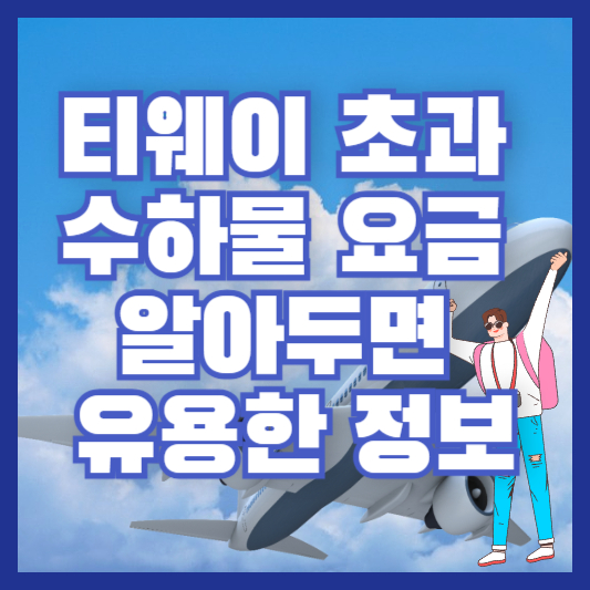 티웨이 초과 수하물 요금 - 알아두면 유용한 정보