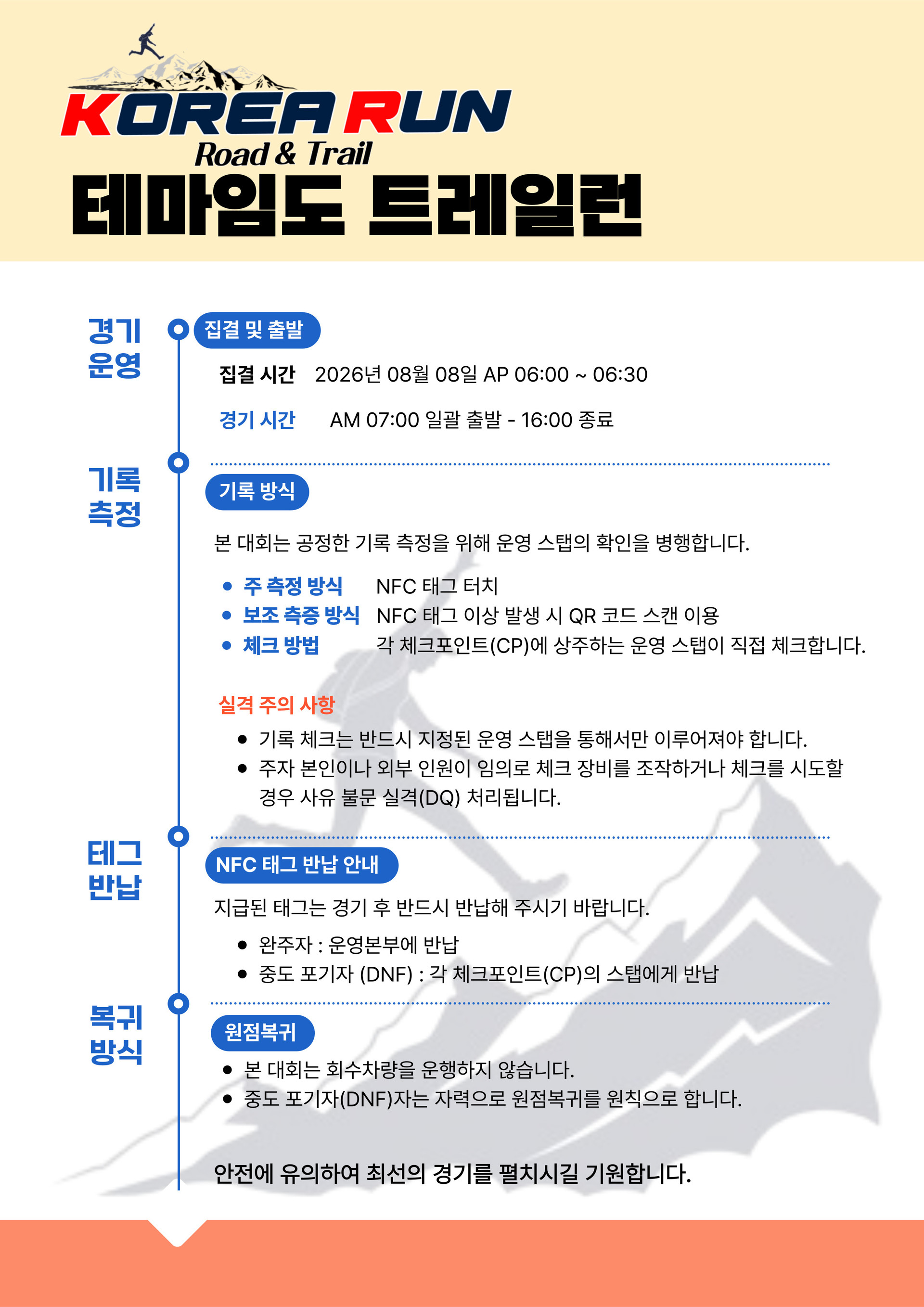 코리아 런 테마임도 트레일런 50k