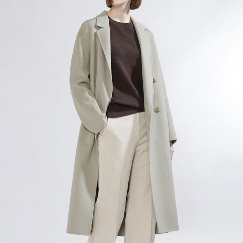 리스트 벨티드 오픈 핸드메이드 코트 TWHCTM80040