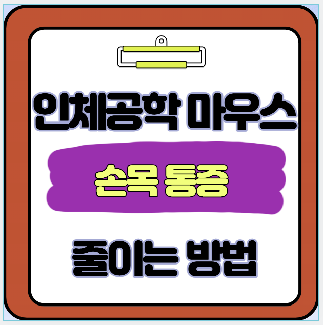 인체공학 마우스 사용