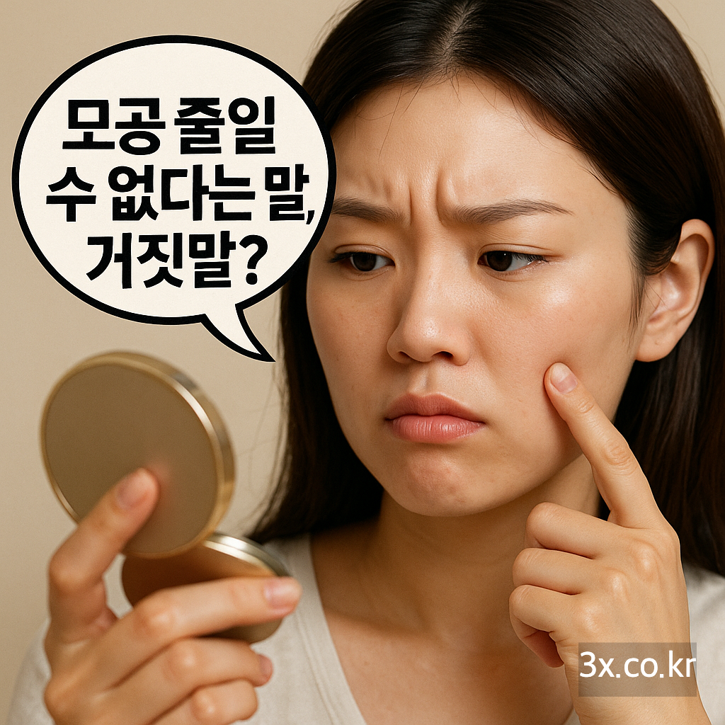 &quot;모공 줄일 수 없다&quot;는 말, 전부 거짓말?