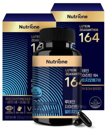 뉴트리원 루테인 지아잔틴 164 알티지 오메가3, 100캡슐, 2개