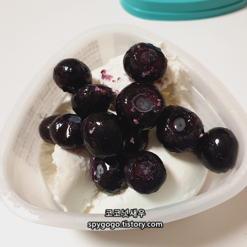 그릭요거트 블루베리