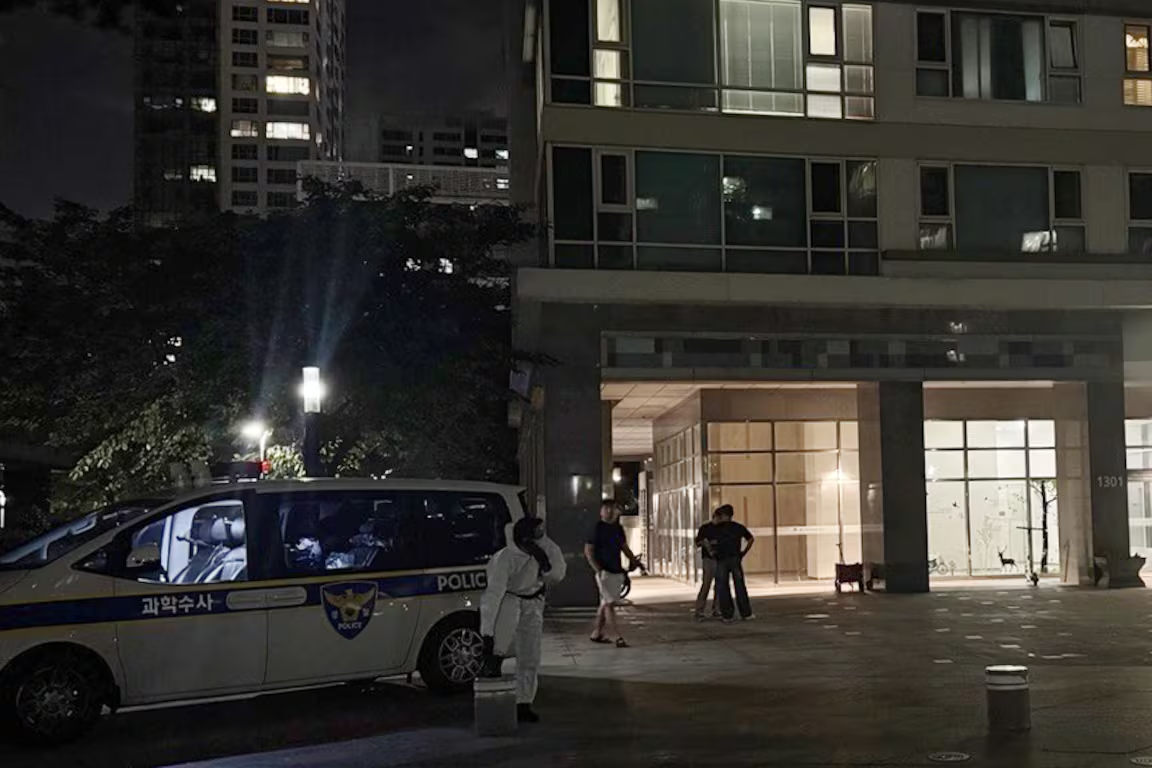 인천 송도 아파트에서 아들을 사제 총기로 살해