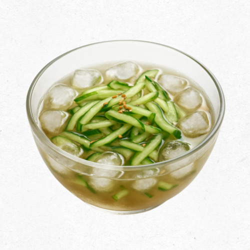 차가운 얼음 투입