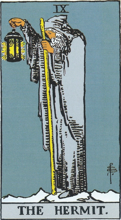 은둔자(The Hermit, IX)