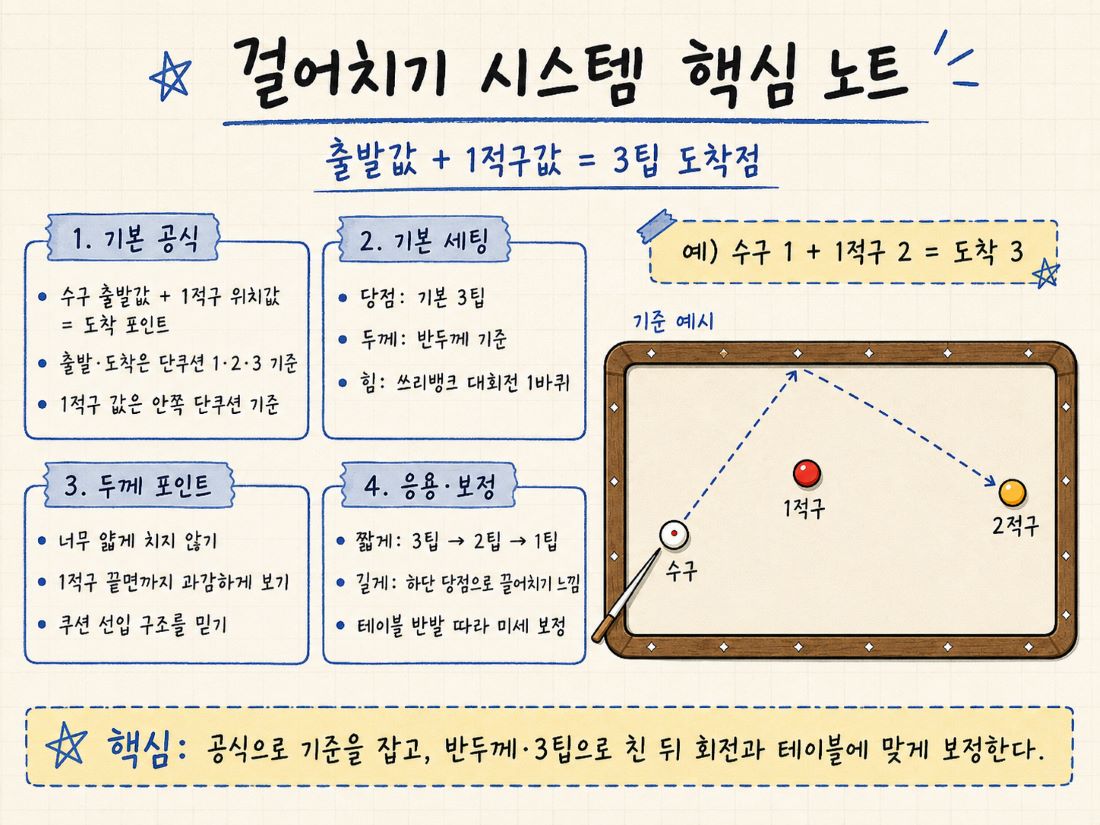 걸어치기 시스템 기본 계산법