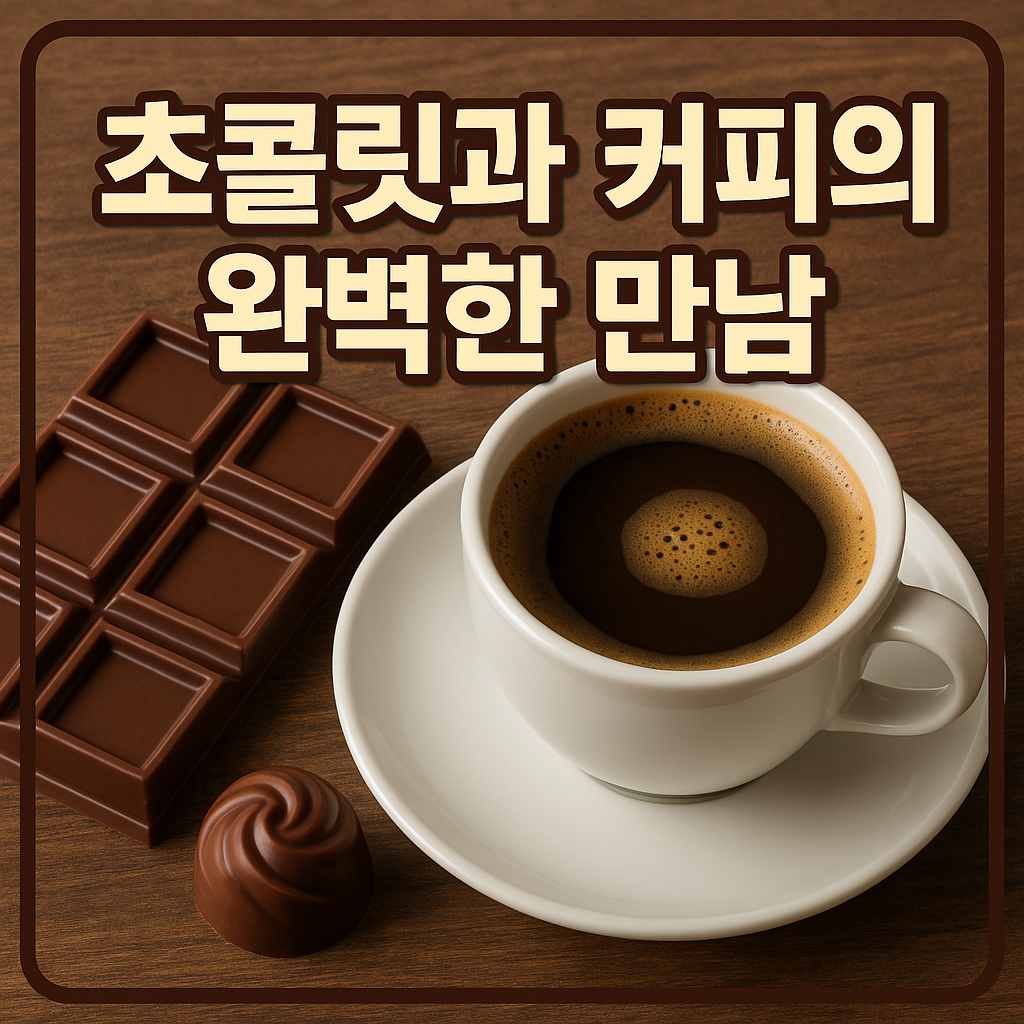 초콜릿과 커피의 완벽한 만남