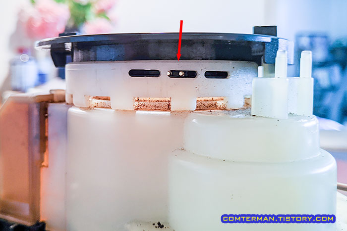 바라짜 엔코 분쇄도 조절 단계