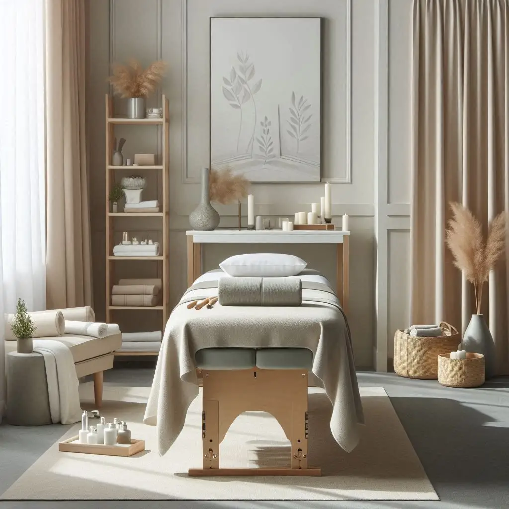 피부,체형관리 샵 배경