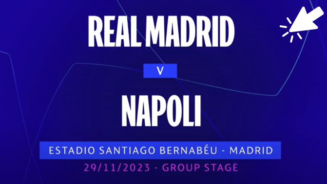 UEFA 챔피언스리그 그룹C조 레알 마드리드 VS 나폴리 하이라이트