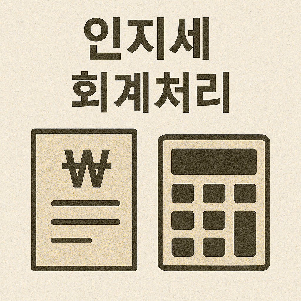 인지세 회계처리